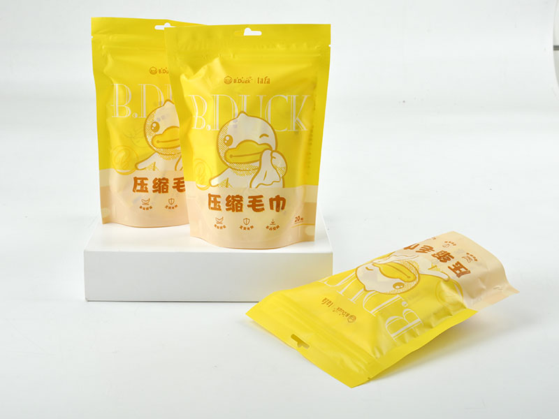 B.DUCK小黄鸭071一次压缩洗脸巾